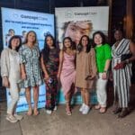 Concept Care staff participating in a team celebration